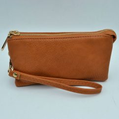 Small Wristlet Wallet - Brown
